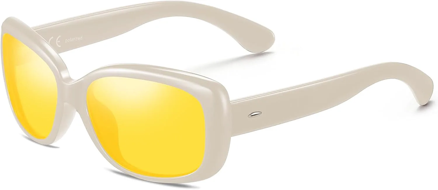 Очки для вождения в ночное время HAOLOTA с поляризацией, HD-фильтром, желтыми линзами и защитой от бликов, солнцезащитные очки для мужчин и женщин, Nv15 White Frame
Очки для вождения в ночное время HAOLOTA с поляризацией, HD-фильтром, желтыми линзами и защитой от бликов, солнцезащитные очки для мужчин и женщин, Nv15 White Frame