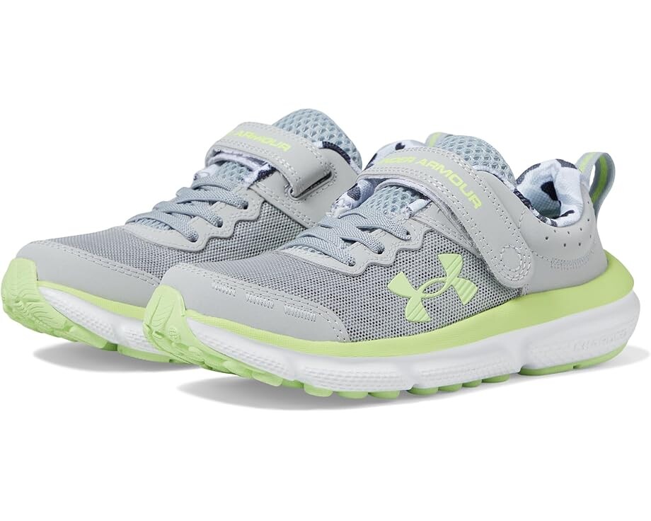 Кроссовки Under Armour Kids Pre School Assert 10 Alternate Closure Print, цвет (100) Mod Gray/Castlerock/Morph Green
Кроссовки Under Armour Kids Pre School Assert 10 Alternate Closure Print, цвет (100) Mod Gray/Castlerock/Morph Green