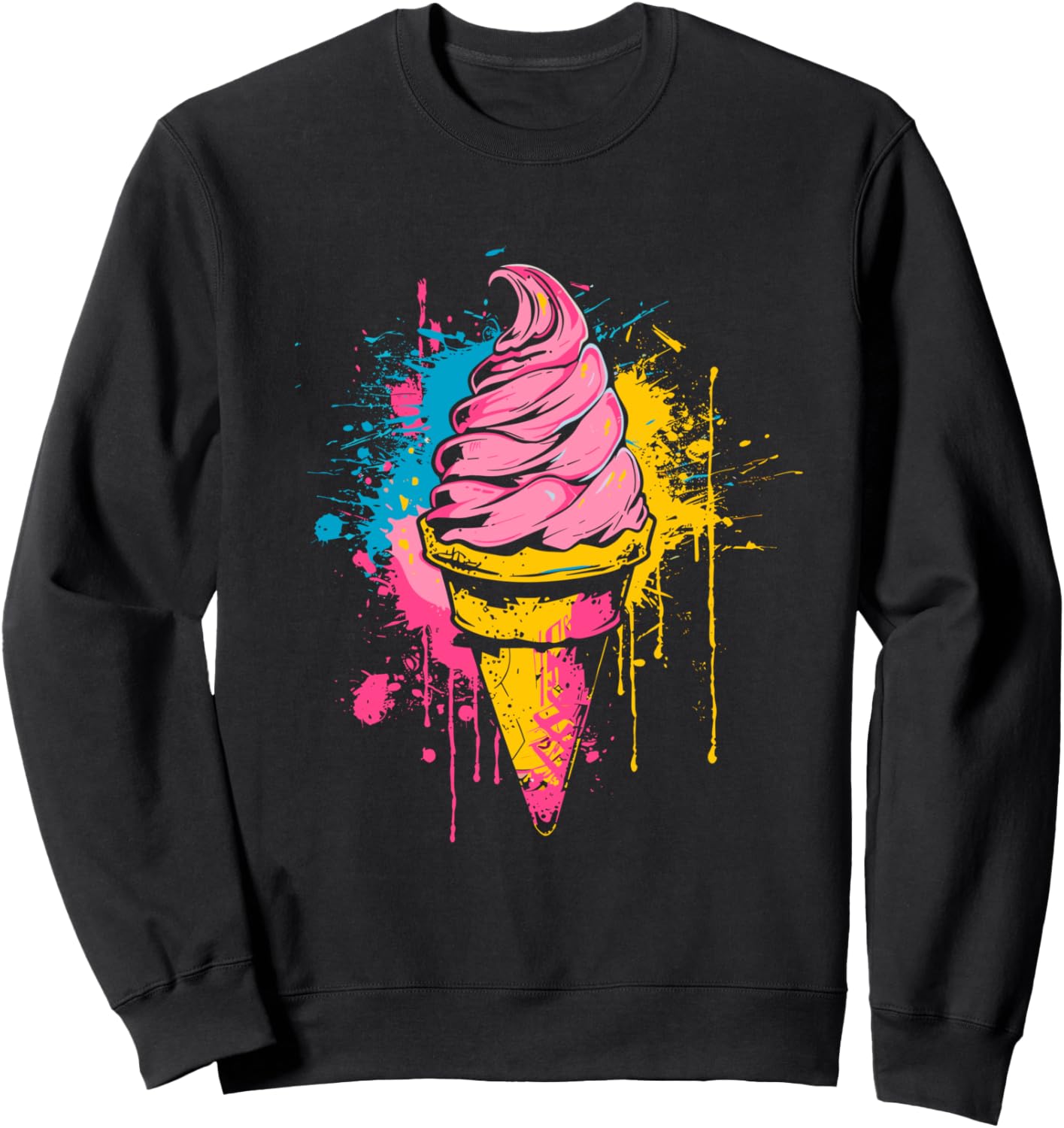 Толстовка с рисунком мороженого, пятнами и узором «джелато» Ice Cream Vendor Graphic Shirt And Gift, черный
Толстовка с рисунком мороженого, пятнами и узором «джелато» Ice Cream Vendor Graphic Shirt And Gift, черный