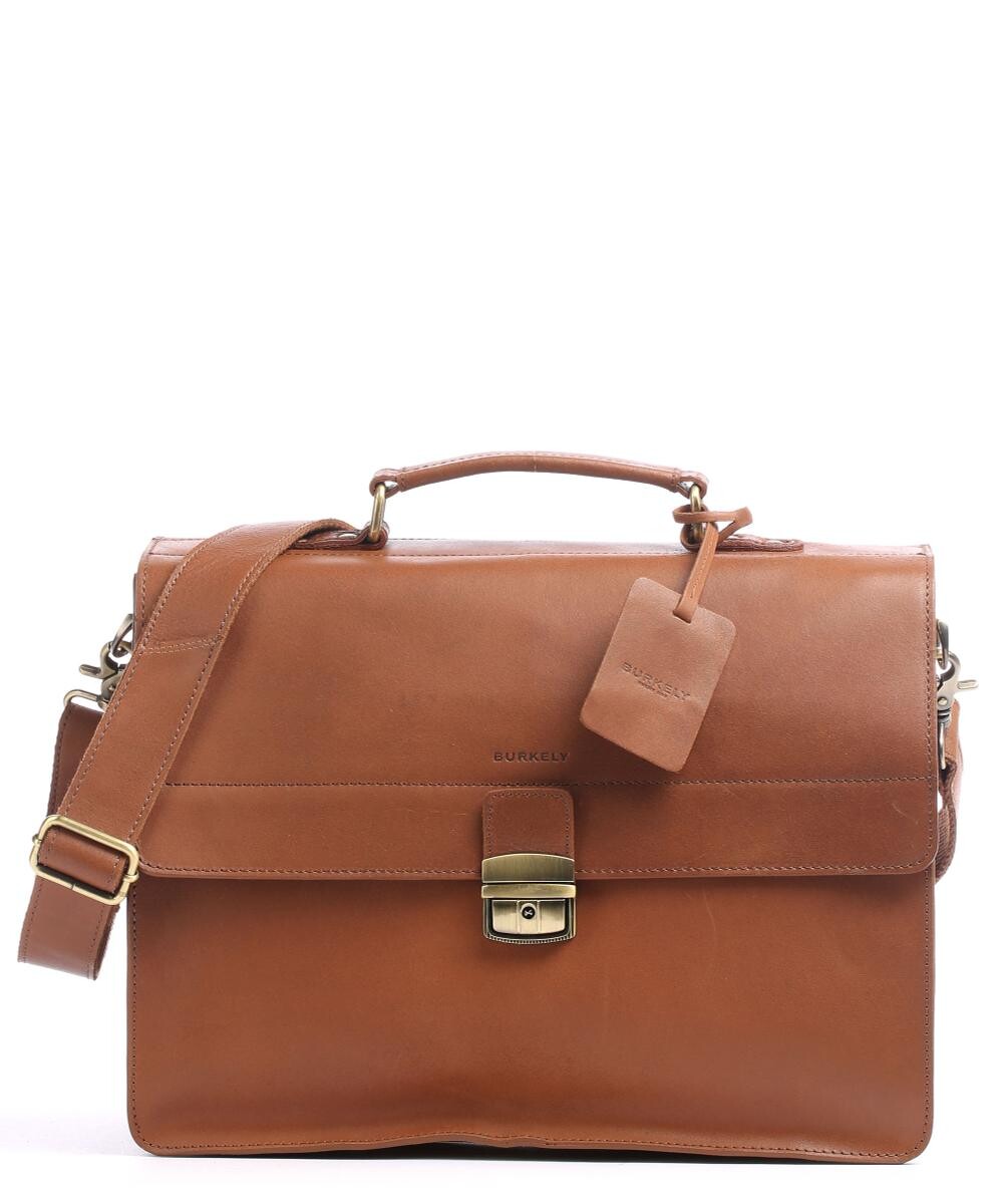 Винтажный портфель Dean из телячьей кожи Burkely, коньячный
Винтажный портфель Dean из телячьей кожи Burkely, коньячный