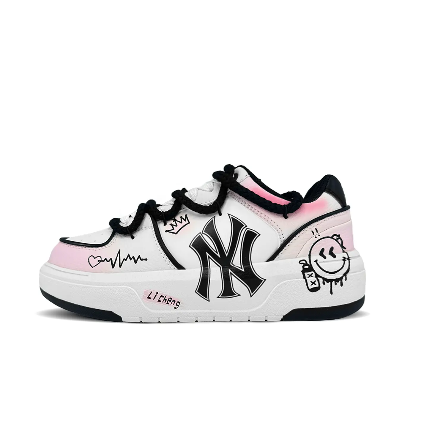 Кроссовки MLB Chunky Liner Skateboarding Shoes Unisex Low-top Pink White Black, черный
Кроссовки MLB Chunky Liner Skateboarding Shoes Unisex Low-top Pink White Black, черный