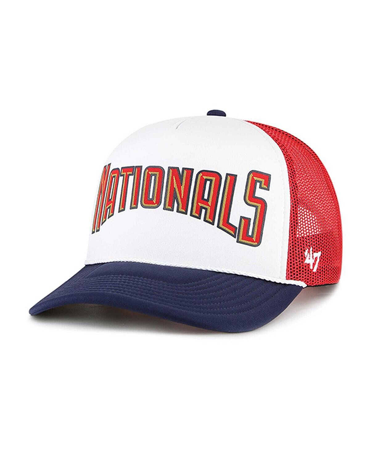 Мужская белая кепка из пеноматериала Washington Nationals с надписью Trucker Snapback '47 Brand
Мужская белая кепка из пеноматериала Washington Nationals с надписью Trucker Snapback '47 Brand