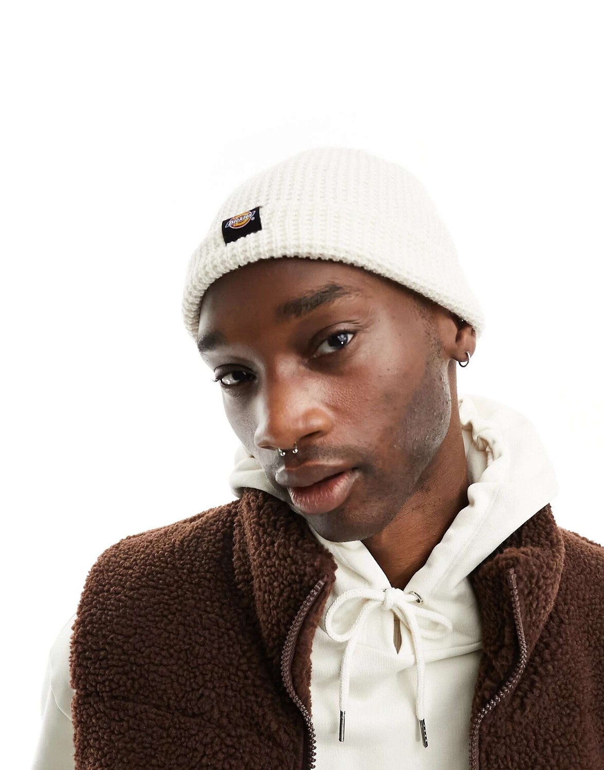 Вафельная шапка-бини Dickies Woodworth цвета экрю
Вафельная шапка-бини Dickies Woodworth цвета экрю