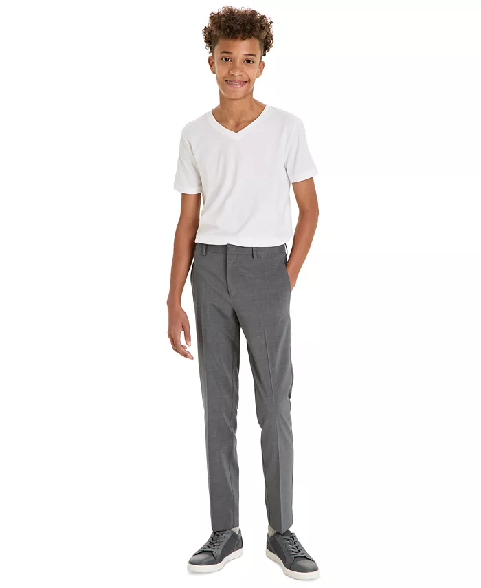 Брюки классические для мальчиков Big Boys Slim Fit, облегающие, с эластичной тканью, машинная стирка Kenneth Cole Reaction, серый
Брюки классические для мальчиков Big Boys Slim Fit, облегающие, с эластичной тканью, машинная стирка Kenneth Cole Reaction, серый