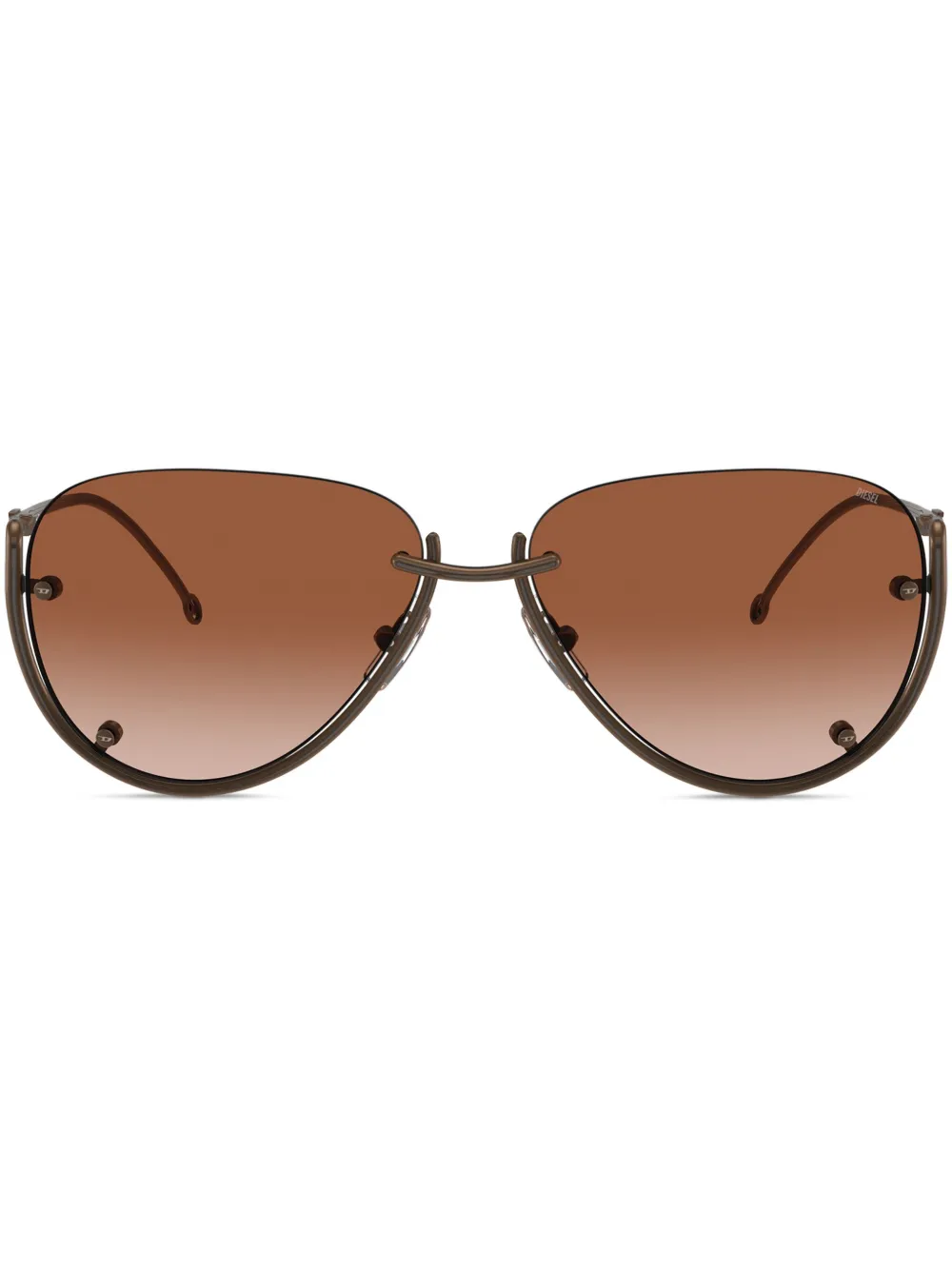 Солнцезащитные очки-пилоты Diesel, коричневый
Солнцезащитные очки-пилоты Diesel, коричневый