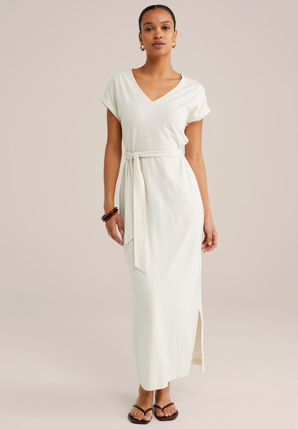 Платье из джерси WE Fashion, белый
Платье из джерси WE Fashion, белый