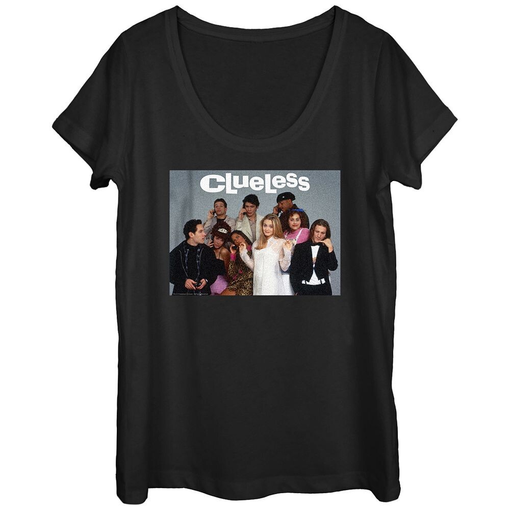 Футболка Juniors' Plus Clueless Cher And The Cast с овальным вырезом и рисунком Licensed Character, черный
Футболка Juniors' Plus Clueless Cher And The Cast с овальным вырезом и рисунком Licensed Character, черный