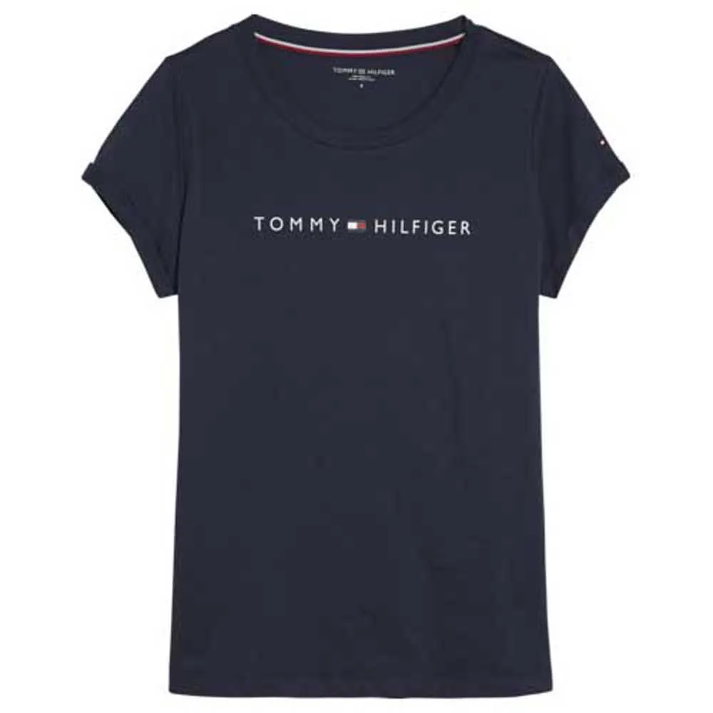 Футболка Tommy Hilfiger Logo, синий 
Футболка Tommy Hilfiger Logo, синий