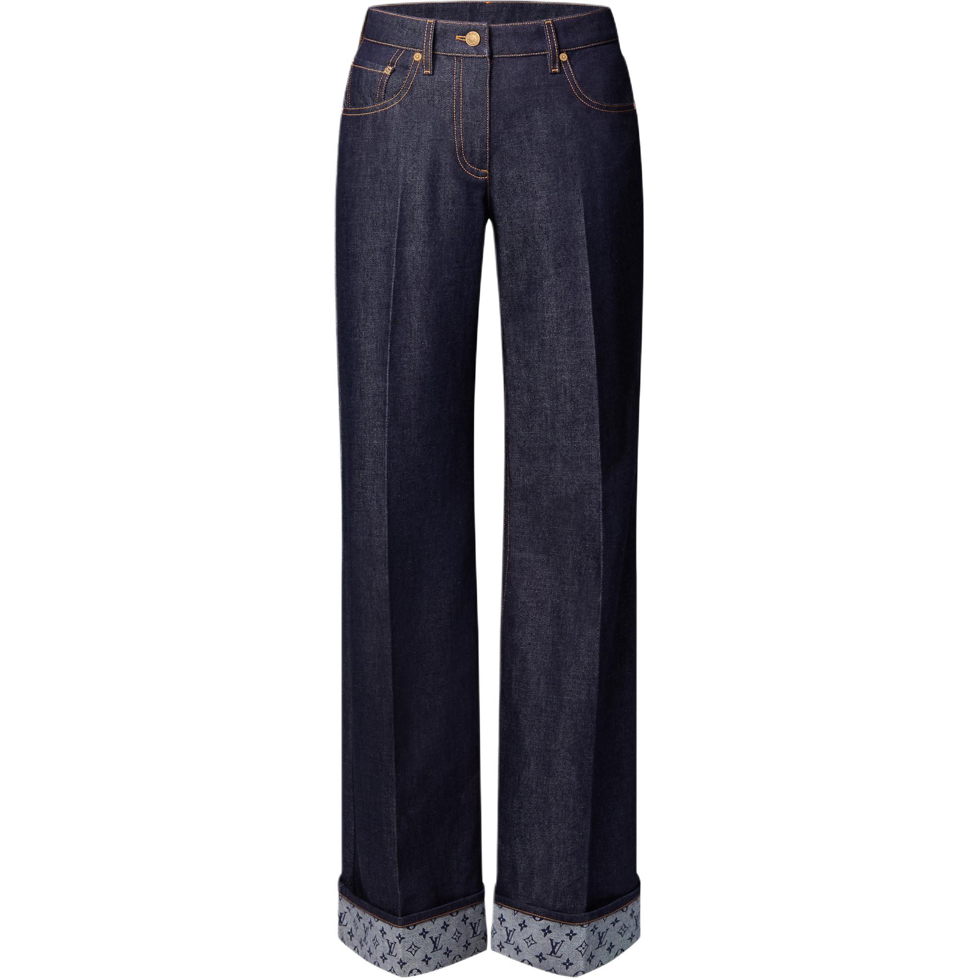 Джинсы Lv с манжетами и расклешенные LOUIS VUITTON, синий
Джинсы Lv с манжетами и расклешенные LOUIS VUITTON, синий