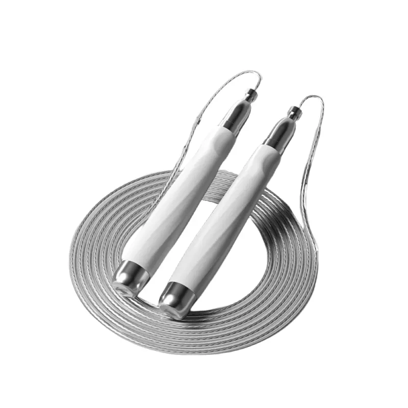 Скакалка PU+стальной трос TPR+алюминиевая ручка Unisex 3M LINING, серый
Скакалка PU+стальной трос TPR+алюминиевая ручка Unisex 3M LINING, серый