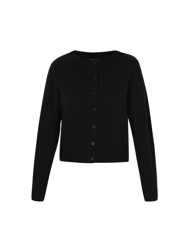 Женский кардиган черного цвета DreiMaster
Женский кардиган черного цвета DreiMaster