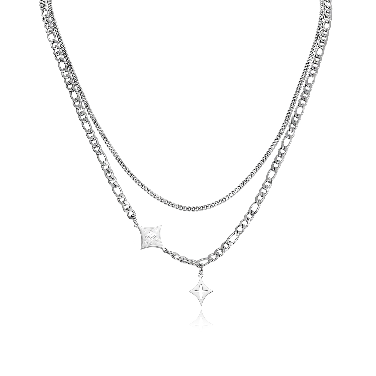 Титановая стальная многослойная цепь Unisex Zeroline, Outgoing And Energetic-Scorpio
Титановая стальная многослойная цепь Unisex Zeroline, Outgoing And Energetic-Scorpio