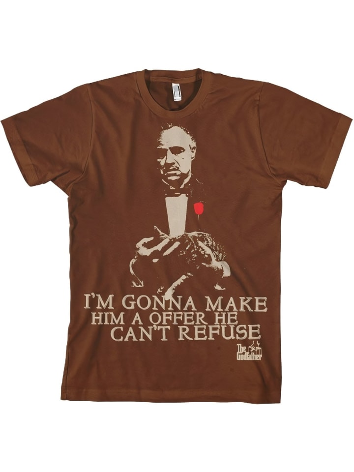 Коричневая футболка The Godfather, Коричневый, Коричневая футболка The Godfather
Коричневая футболка The Godfather, Коричневый, Коричневая футболка The Godfather