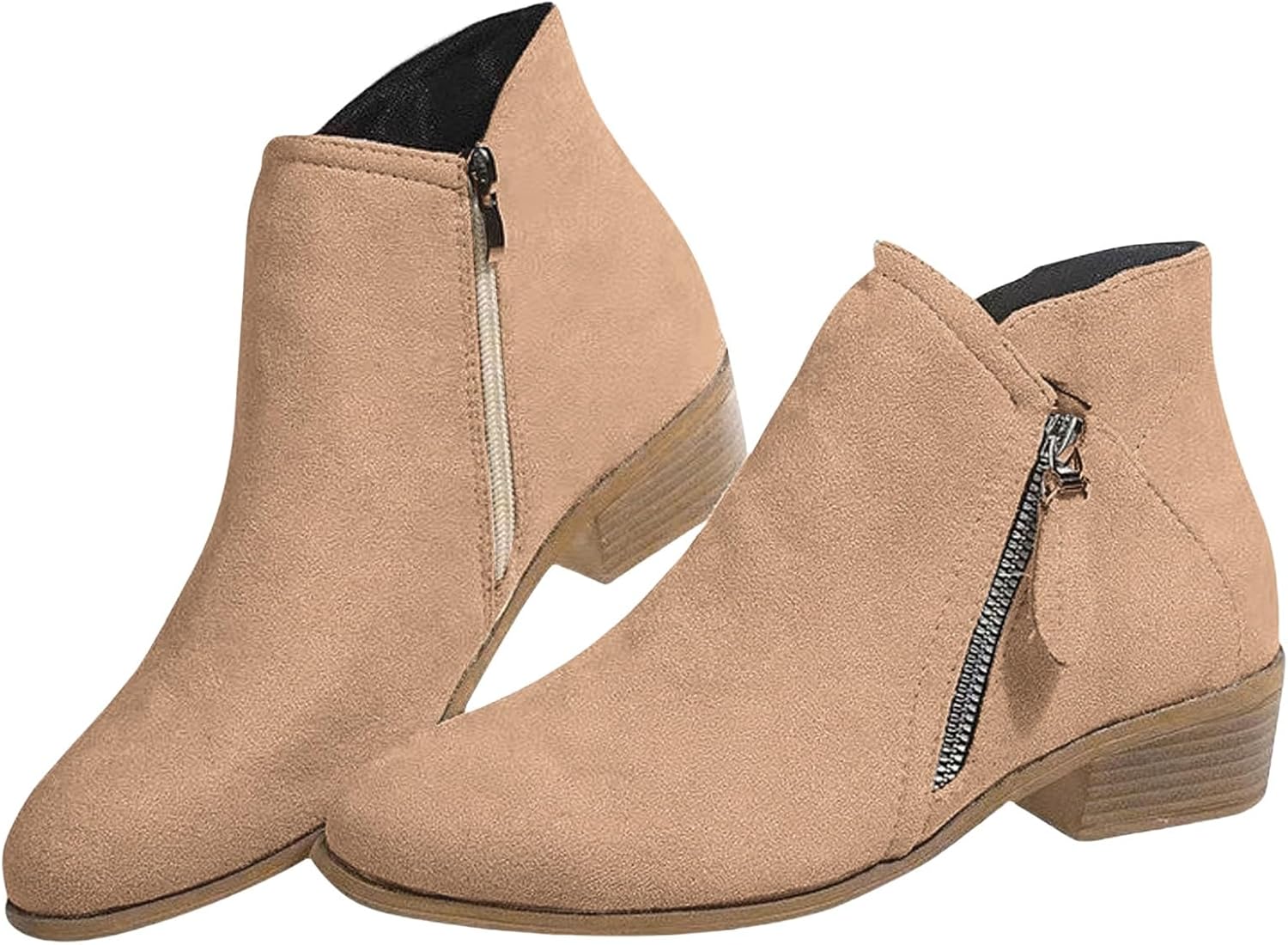 Женские замшевые ботильоны на низком каблуке, модные челси, вестерн-ковбойские, с заостренным носком и массивным каблуком, короткие ботинки Baxtayel, бежевый
Женские замшевые ботильоны на низком каблуке, модные челси, вестерн-ковбойские, с заостренным носком и массивным каблуком, короткие ботинки Baxtayel, бежевый