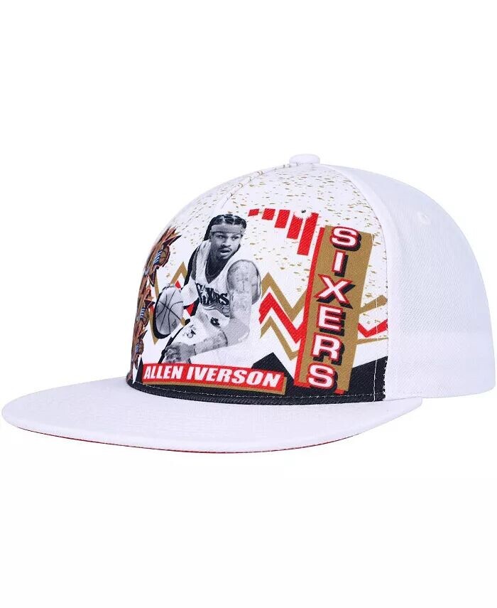 Мужская белая кепка Allen Iverson Philadelphia 76ers Hardwood Classics 90-х Playa Deadstock Snapback Mitchell & Ness, белый
Мужская белая кепка Allen Iverson Philadelphia 76ers Hardwood Classics 90-х Playa Deadstock Snapback Mitchell & Ness, белый