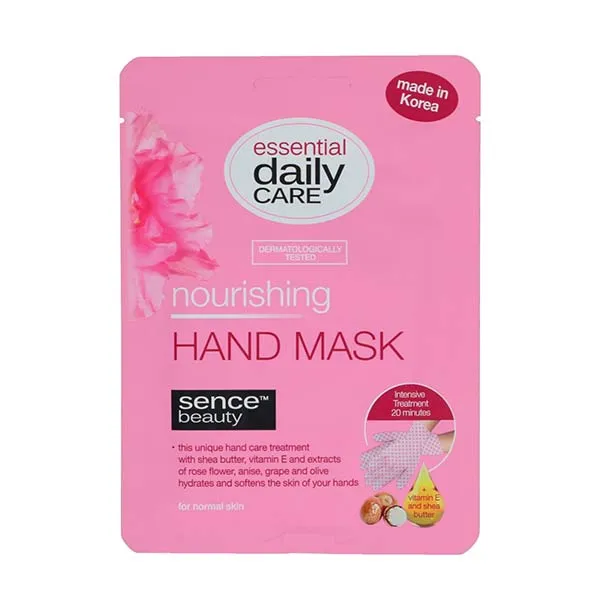 Питательная маска для рук Essential Daily Care Nourishing Hand Mask Sence Beauty, 18 g
Питательная маска для рук Essential Daily Care Nourishing Hand Mask Sence Beauty, 18 g