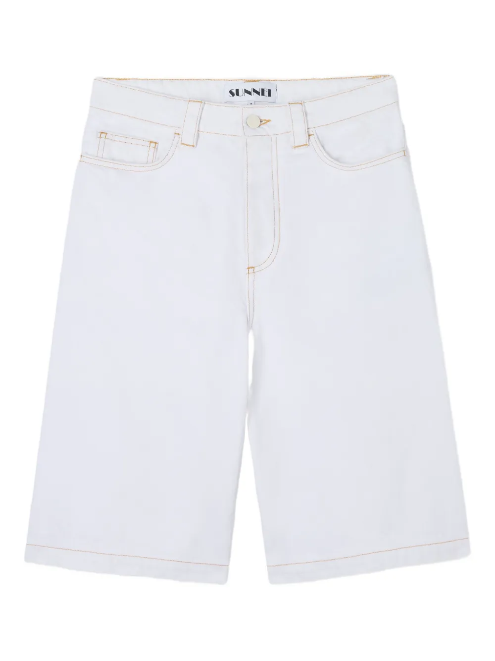 Джинсовые шорты-бермуды Sunnei, белый
Джинсовые шорты-бермуды Sunnei, белый