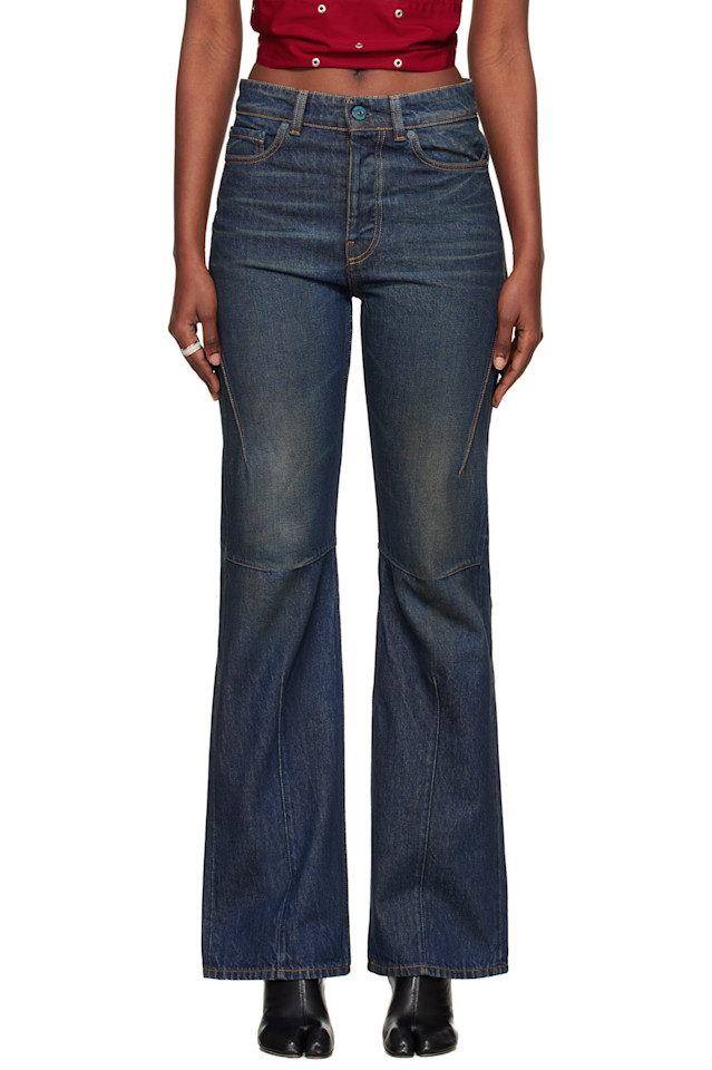 Our Legacy Темно-Синие джинсы в стиле "мотоцикл"
Our Legacy Темно-Синие джинсы в стиле "мотоцикл"