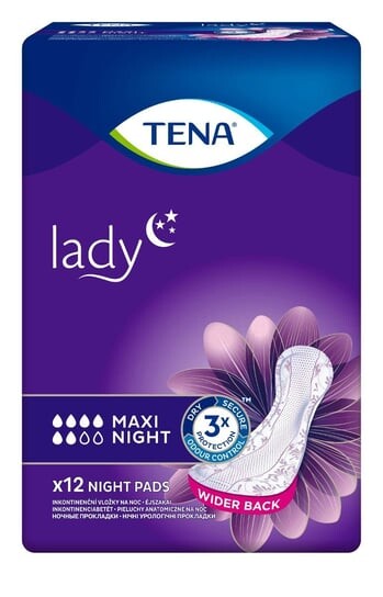 Анатомические стельки, 12 шт. Tena Lady Maxi Night
Анатомические стельки, 12 шт. Tena Lady Maxi Night