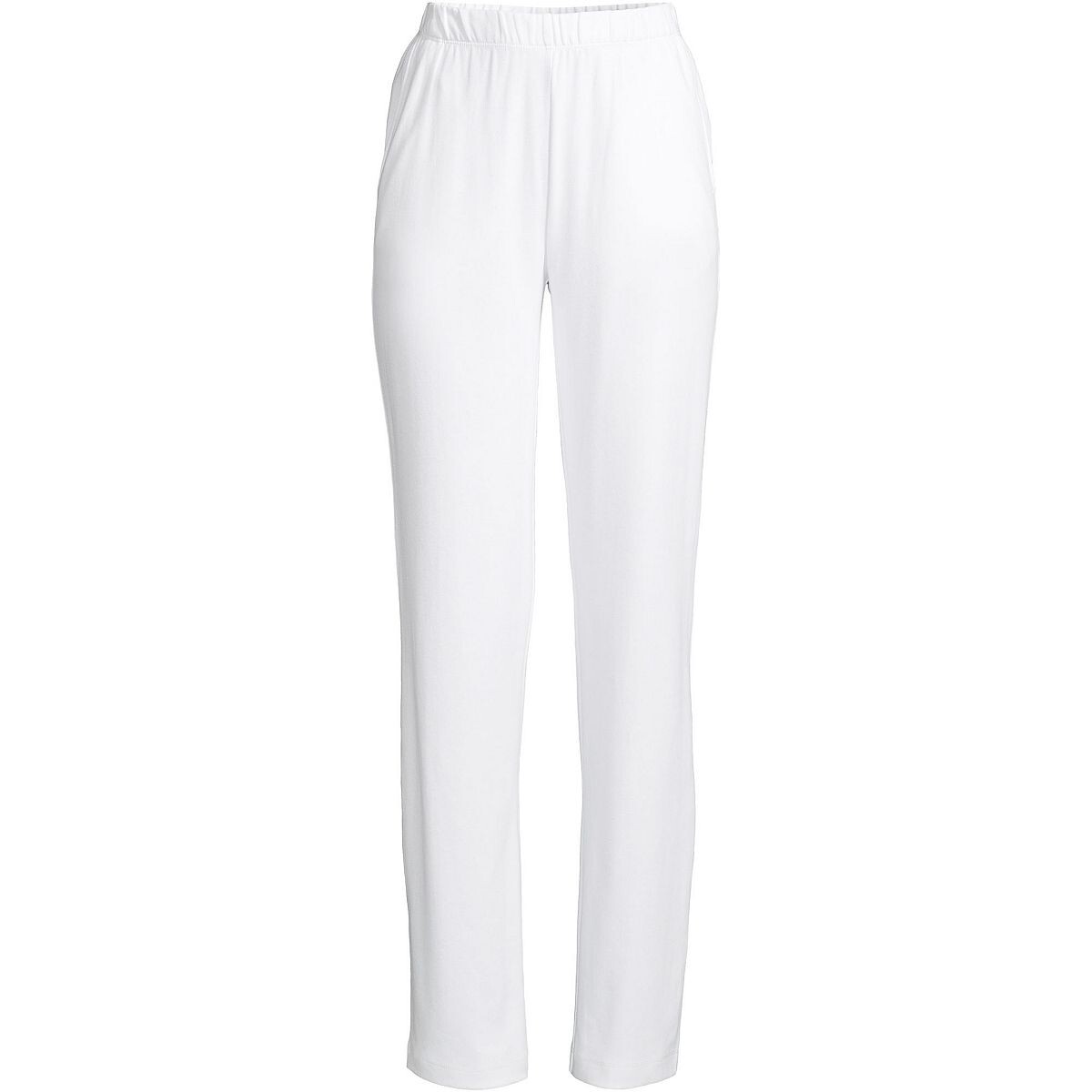 Женские спортивные трикотажные брюки с высокой посадкой и эластичной резинкой на талии Lands' End, белый
Женские спортивные трикотажные брюки с высокой посадкой и эластичной резинкой на талии Lands' End, белый