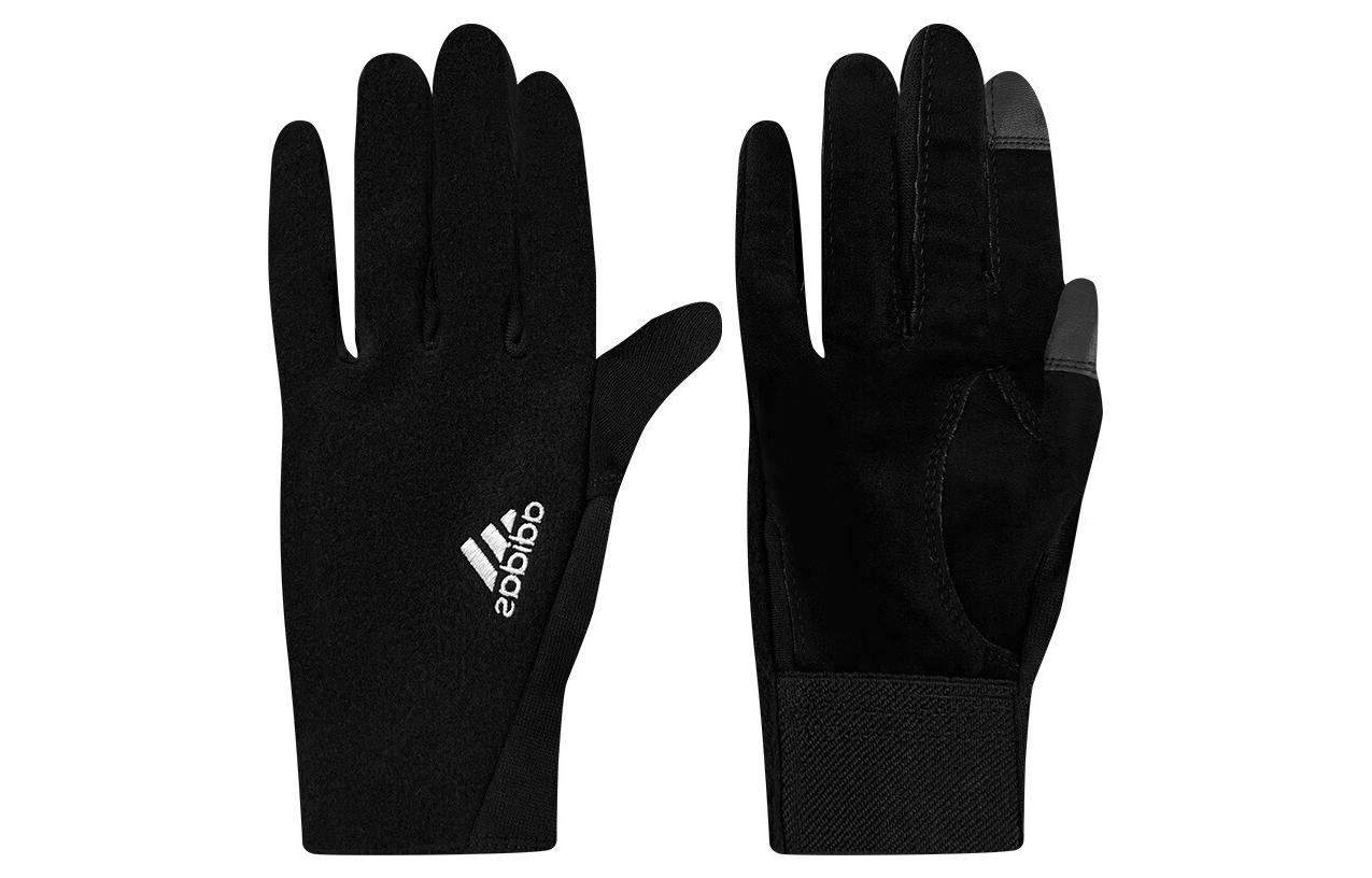 Женские черные перчатки из полиэстера и хлопка Adidas
Женские черные перчатки из полиэстера и хлопка Adidas