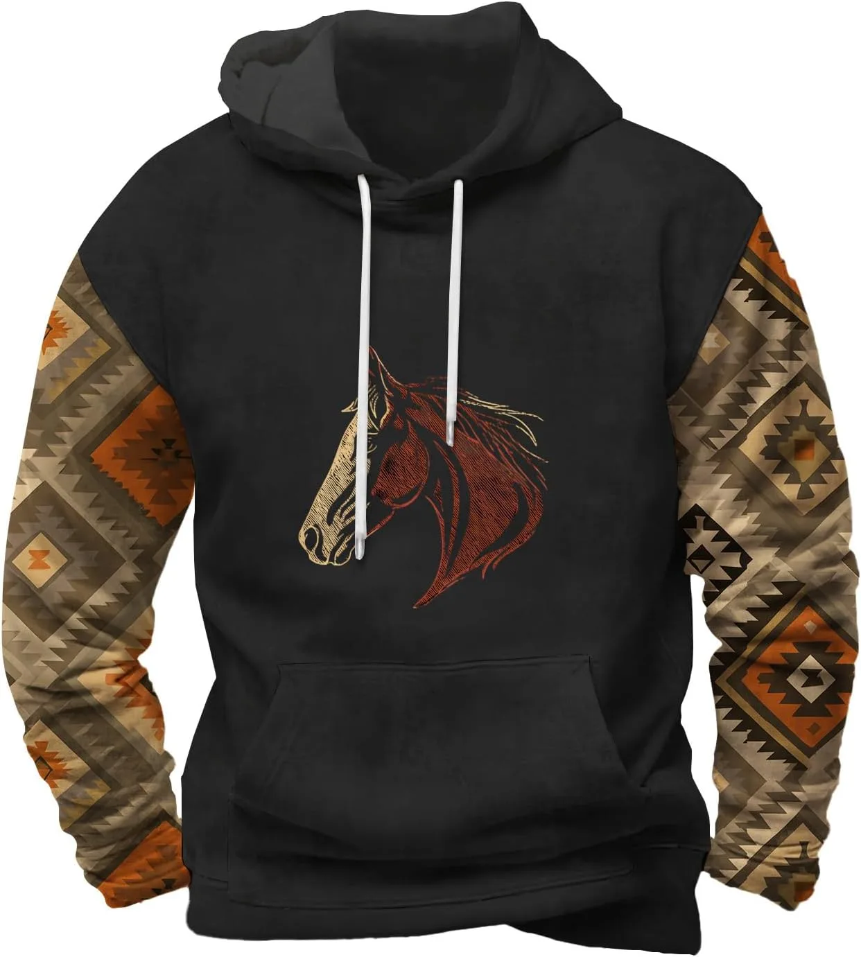 Толстовка с капюшоном для мужчин Western Aztec с карманами Kemanl
Толстовка с капюшоном для мужчин Western Aztec с карманами Kemanl