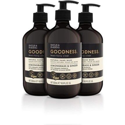 Goodness Lemongrass & Ginger 500 мл средство для мытья рук, Baylis & Harding
Goodness Lemongrass & Ginger 500 мл средство для мытья рук, Baylis & Harding