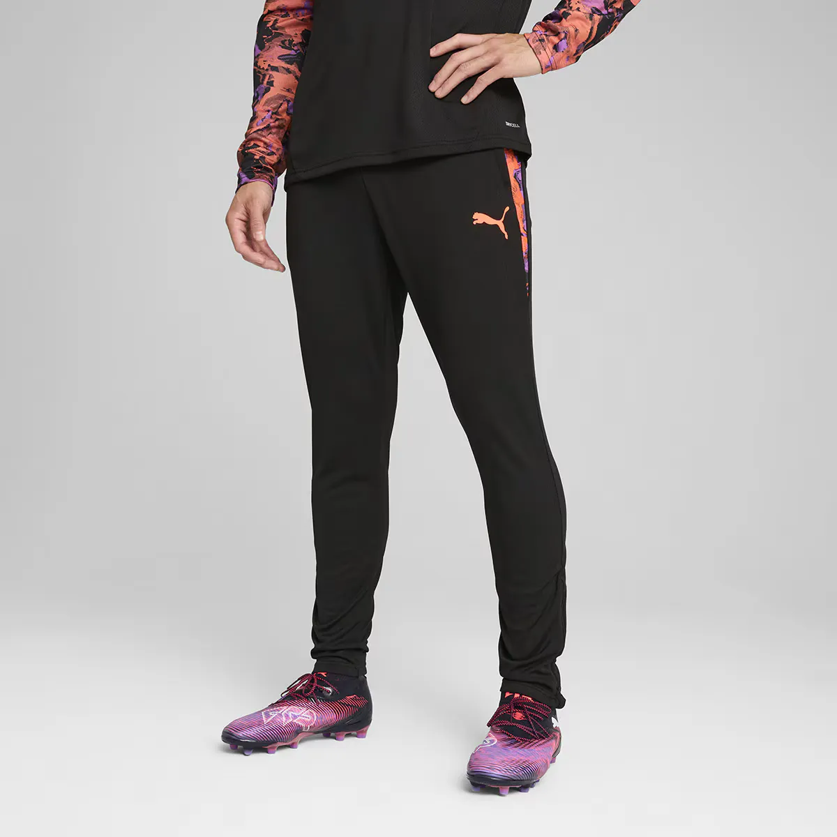 Индивидуальные тренировочные штаны CUP Мужские брюки Puma, чёрный 
Индивидуальные тренировочные штаны CUP Мужские брюки Puma, чёрный