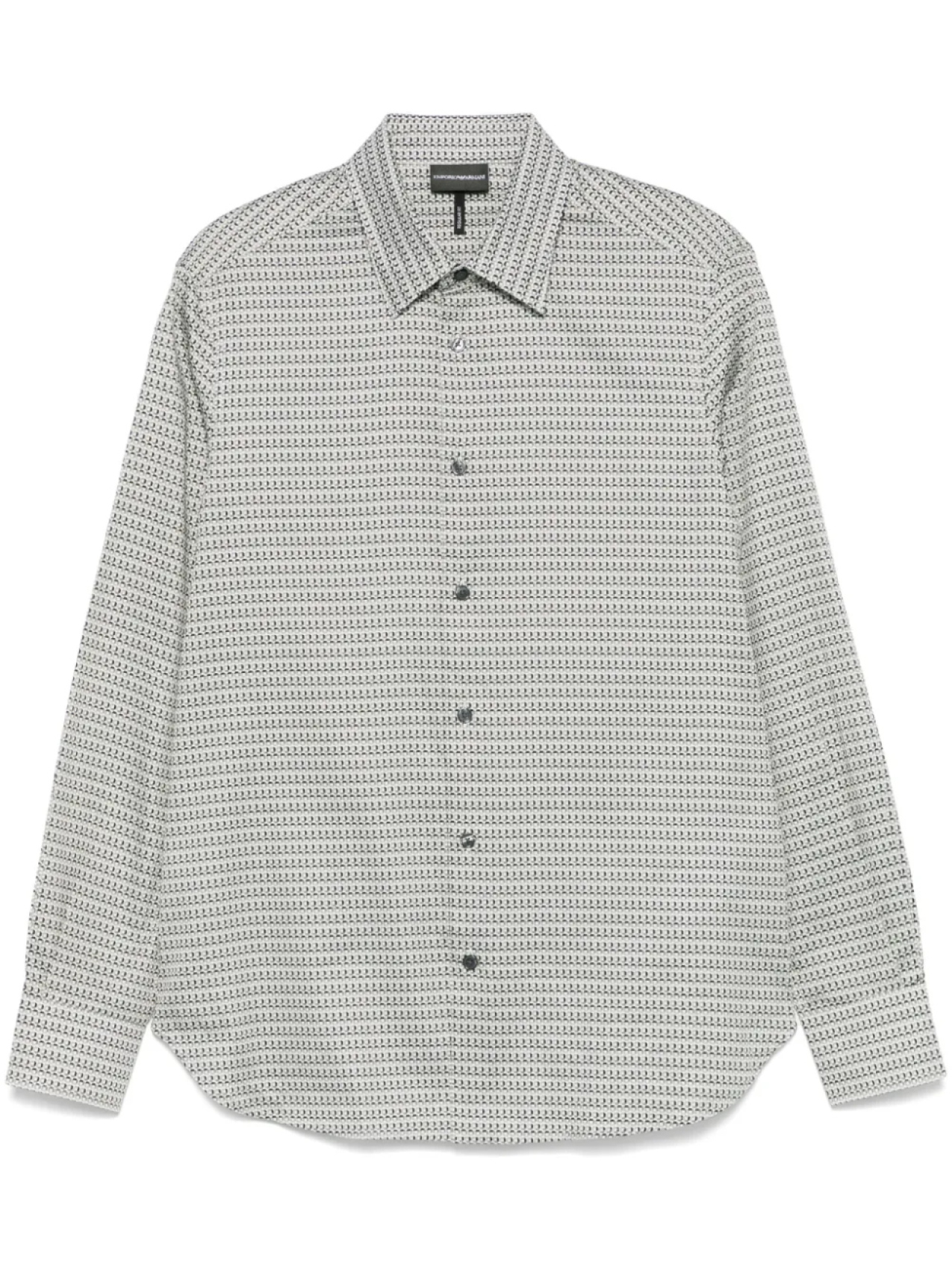 Emporio Armani рубашка с геометричным принтом, белый
Emporio Armani рубашка с геометричным принтом, белый