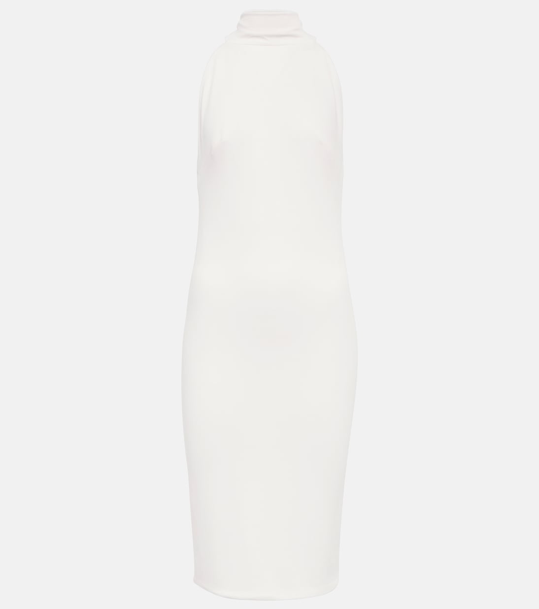 Мини-платье из джерси с воротником-стойкой Alexandre Vauthier, белый
Мини-платье из джерси с воротником-стойкой Alexandre Vauthier, белый