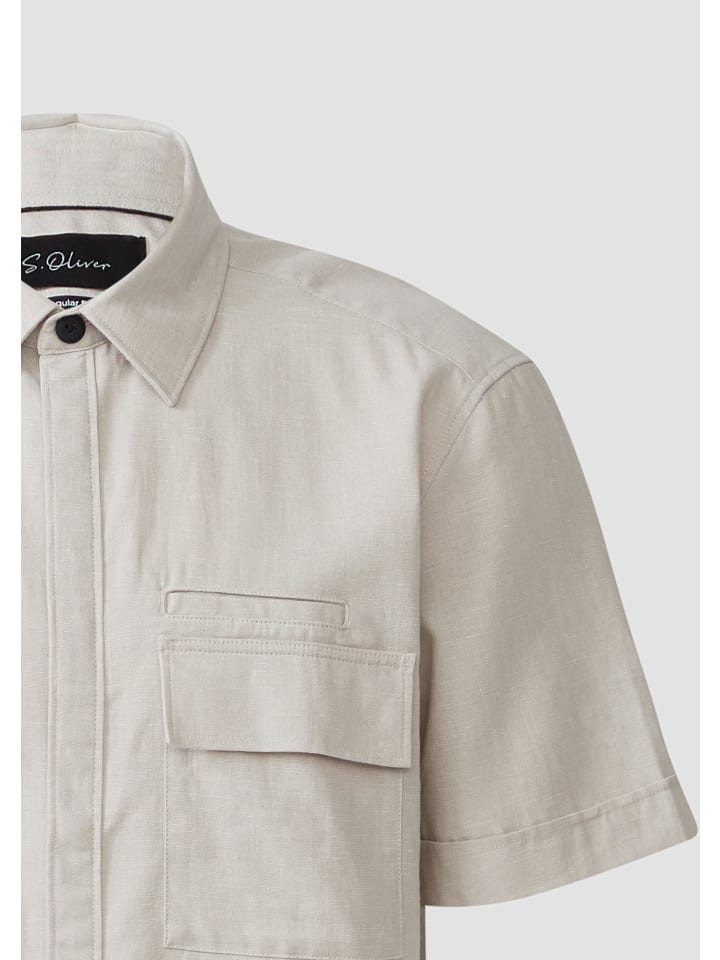 Рубашка s.Oliver BLACK LABEL, бежевый
Рубашка s.Oliver BLACK LABEL, бежевый