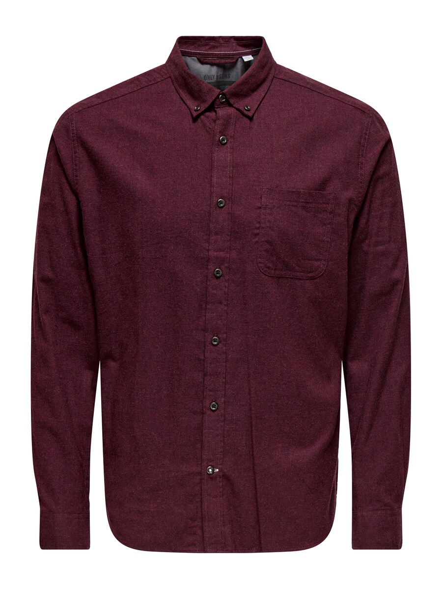 Рубашка на пуговицах классического кроя Only & Sons ONSRoad, Merlot
Рубашка на пуговицах классического кроя Only & Sons ONSRoad, Merlot