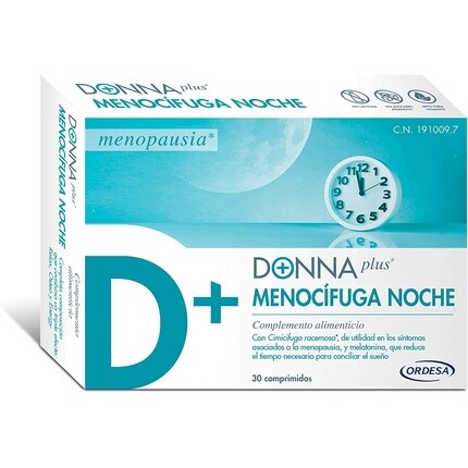 Donna Plus+ Menocifuga Noche 30 таблеток Серый, Sanomy 
Donna Plus+ Menocifuga Noche 30 таблеток Серый, Sanomy