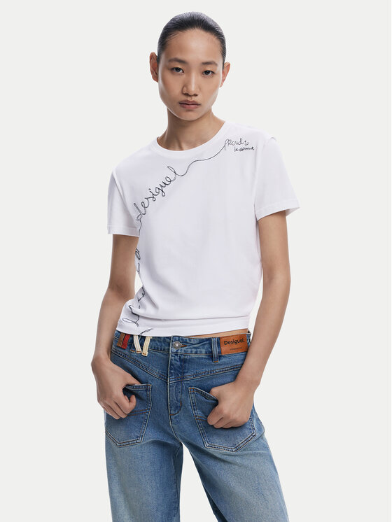 Футболка regular fit Charly 25WWTK08 Desigual, белый
Футболка regular fit Charly 25WWTK08 Desigual, белый