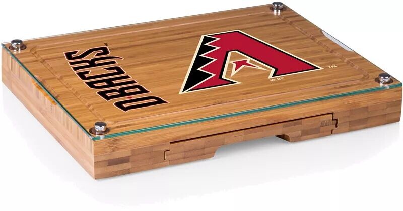 Picnic Time Аризона Даймондбэкс Концерт Стеклянная крышка Доска для сыра и набор ножей 
Picnic Time Аризона Даймондбэкс Концерт Стеклянная крышка Доска для сыра и набор ножей