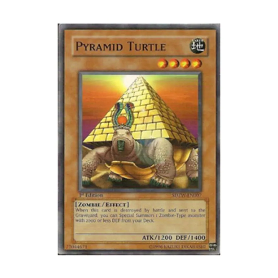 CCG Пирамидальная черепаха (обычная), Yu-Gi-Oh - Structure Deck - Zombie World - Singles 
CCG Пирамидальная черепаха (обычная), Yu-Gi-Oh - Structure Deck - Zombie World - Singles