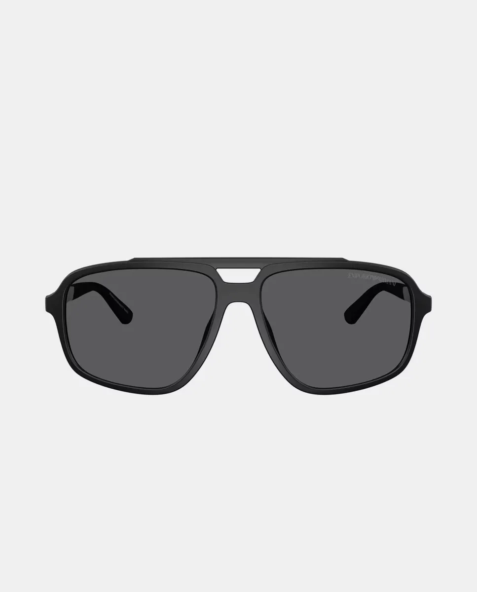 Мужские овальные солнцезащитные очки с серыми поляризованными линзами Emporio Armani, чёрный
Мужские овальные солнцезащитные очки с серыми поляризованными линзами Emporio Armani, чёрный