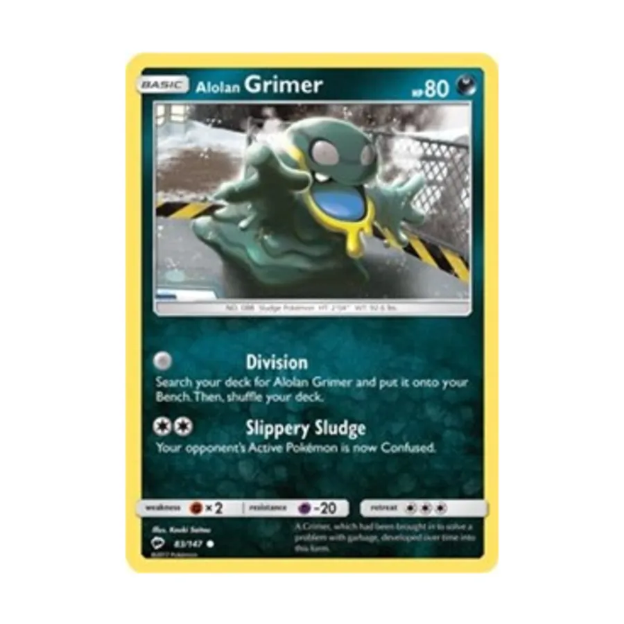 CCG Алолан Граймер (К) #83, Pokemon - Sun & Moon - Burning Shadows - Singles
CCG Алолан Граймер (К) #83, Pokemon - Sun & Moon - Burning Shadows - Singles