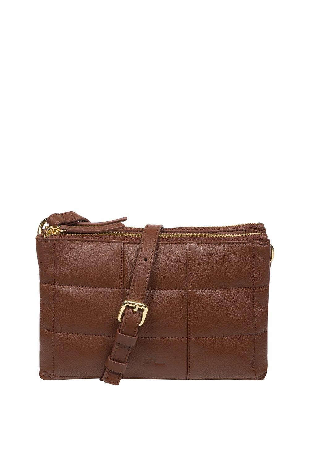 Сумка через плечо 'Carmen' из кожи наппа Pure Luxuries London, коричневый
Сумка через плечо 'Carmen' из кожи наппа Pure Luxuries London, коричневый