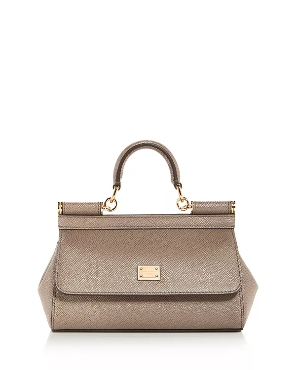 Кожаная сумка с верхней ручкой Dolce & Gabbana, коричневый
Кожаная сумка с верхней ручкой Dolce & Gabbana, коричневый