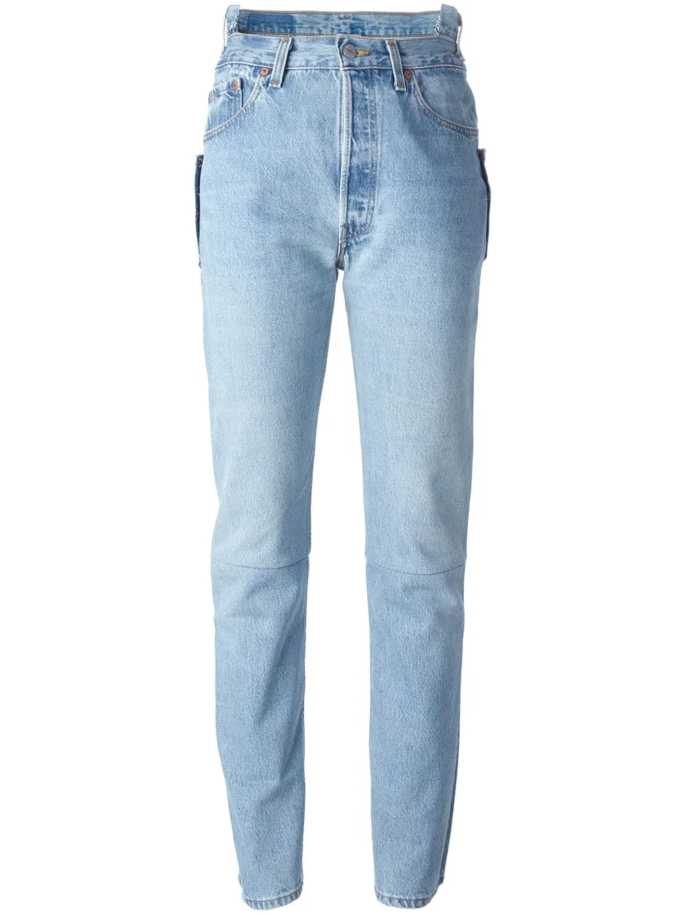 Джинсы с завышенной талией VETEMENTS, синий
Джинсы с завышенной талией VETEMENTS, синий