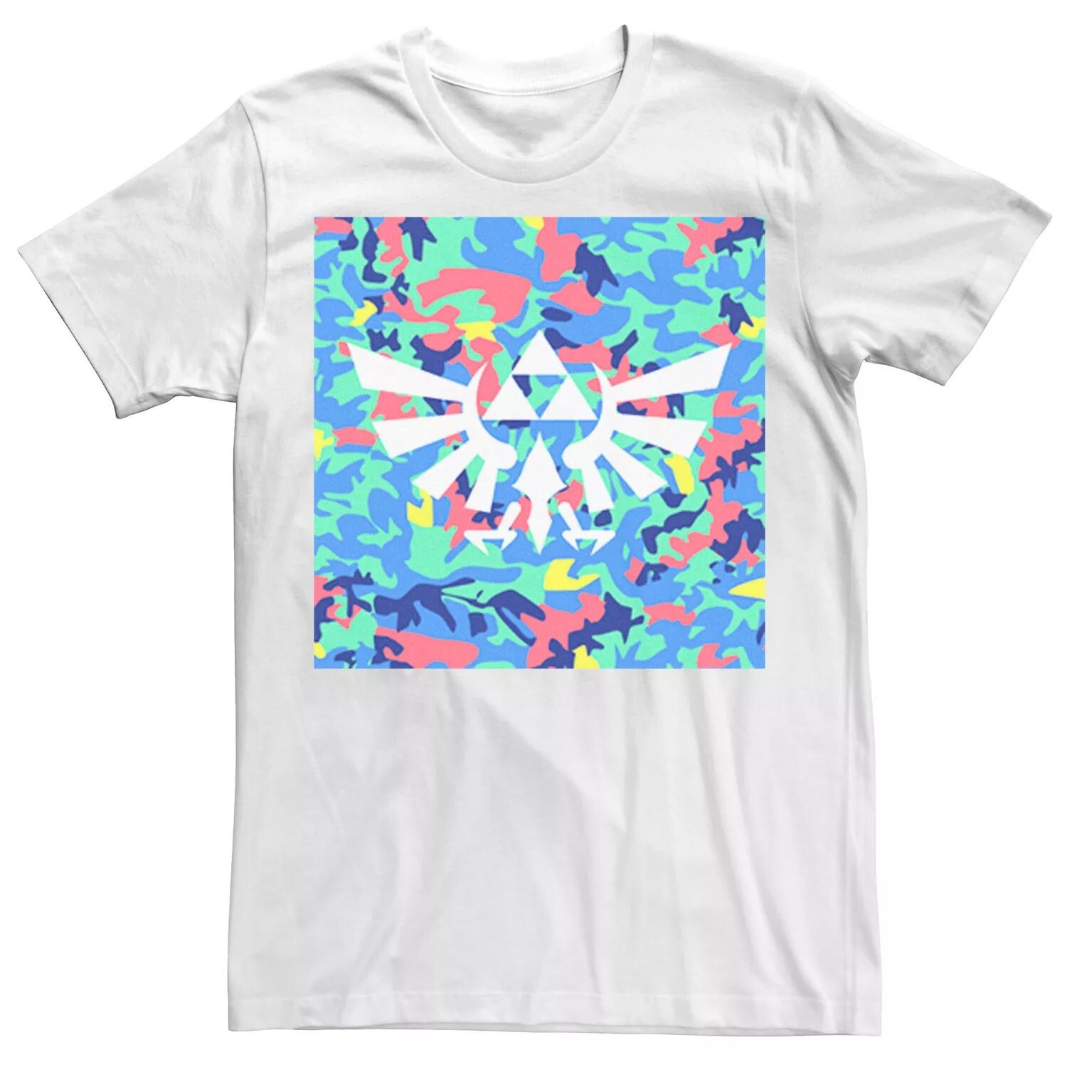 Мужская футболка Zelda Neon с камуфляжным принтом и гербом Licensed Character
Мужская футболка Zelda Neon с камуфляжным принтом и гербом Licensed Character