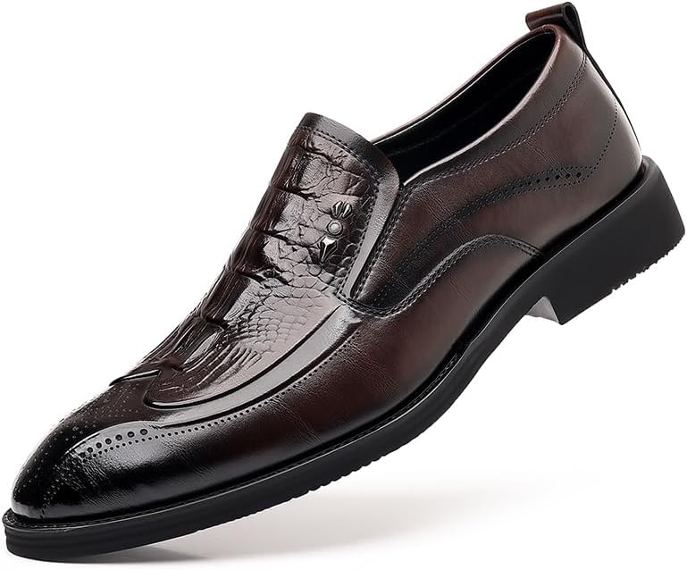 Мужские кожаные повседневные туфли Бизнес-кэжуал, корейский стиль с отделкой, британские маленькие кожаные туфли Tgrnfhkpyy, коричневый
Мужские кожаные повседневные туфли Бизнес-кэжуал, корейский стиль с отделкой, британские маленькие кожаные туфли Tgrnfhkpyy, коричневый