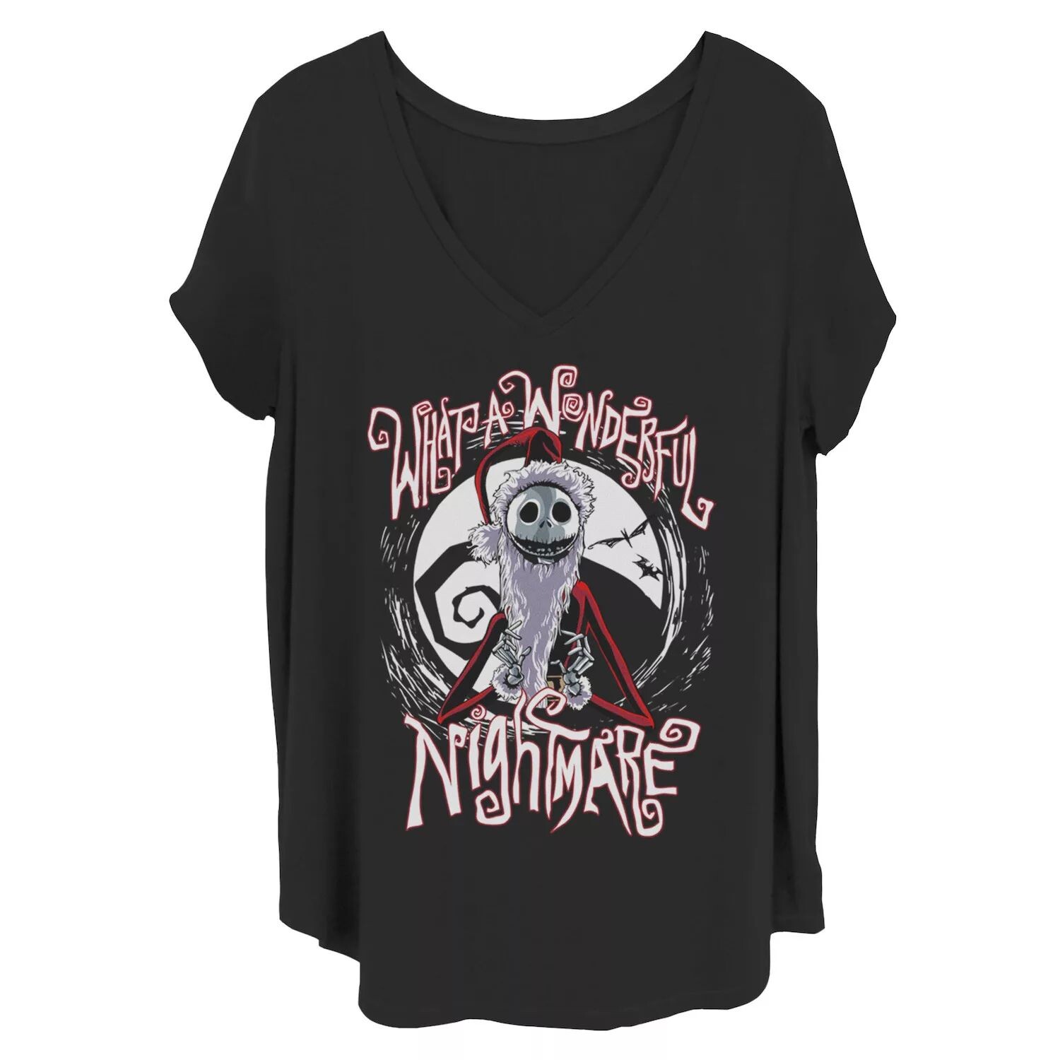 Футболка Juniors Plus Disney «Кошмар перед Рождеством» с изображением Джека и Санта-Клауса Licensed Character
Футболка Juniors Plus Disney «Кошмар перед Рождеством» с изображением Джека и Санта-Клауса Licensed Character