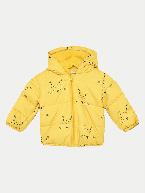 Пуховик стандартного кроя United Colors Of Benetton, желтый
Пуховик стандартного кроя United Colors Of Benetton, желтый