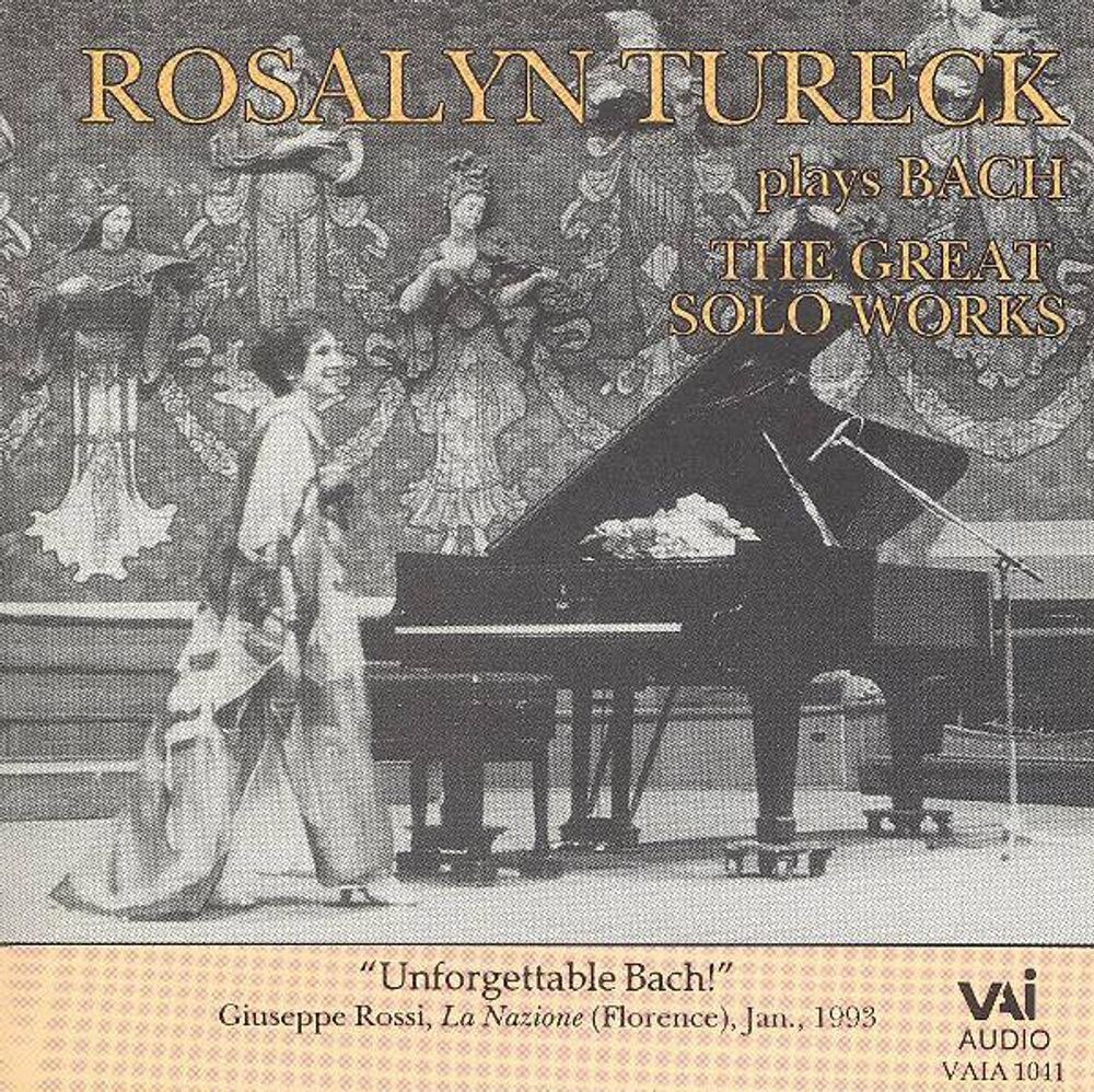 Диск CD Rosalyn Tureck Plays Bach: The Great Solo Works - J.S. Bach, Rosalyn Tureck
Диск CD Rosalyn Tureck Plays Bach: The Great Solo Works - J.S. Bach, Rosalyn Tureck