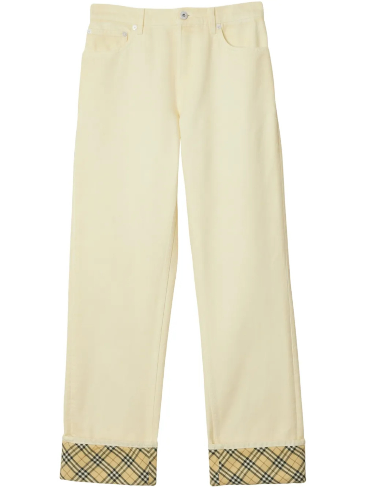 Burberry джинсы с отделкой в клетку, нейтральный
Burberry джинсы с отделкой в клетку, нейтральный