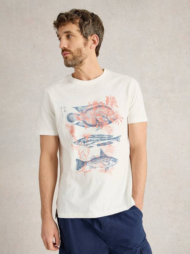 Abersoch хлопковая футболка Regular Fit с коротким рукавом и принтом White Stuff, White/Multi
Abersoch хлопковая футболка Regular Fit с коротким рукавом и принтом White Stuff, White/Multi