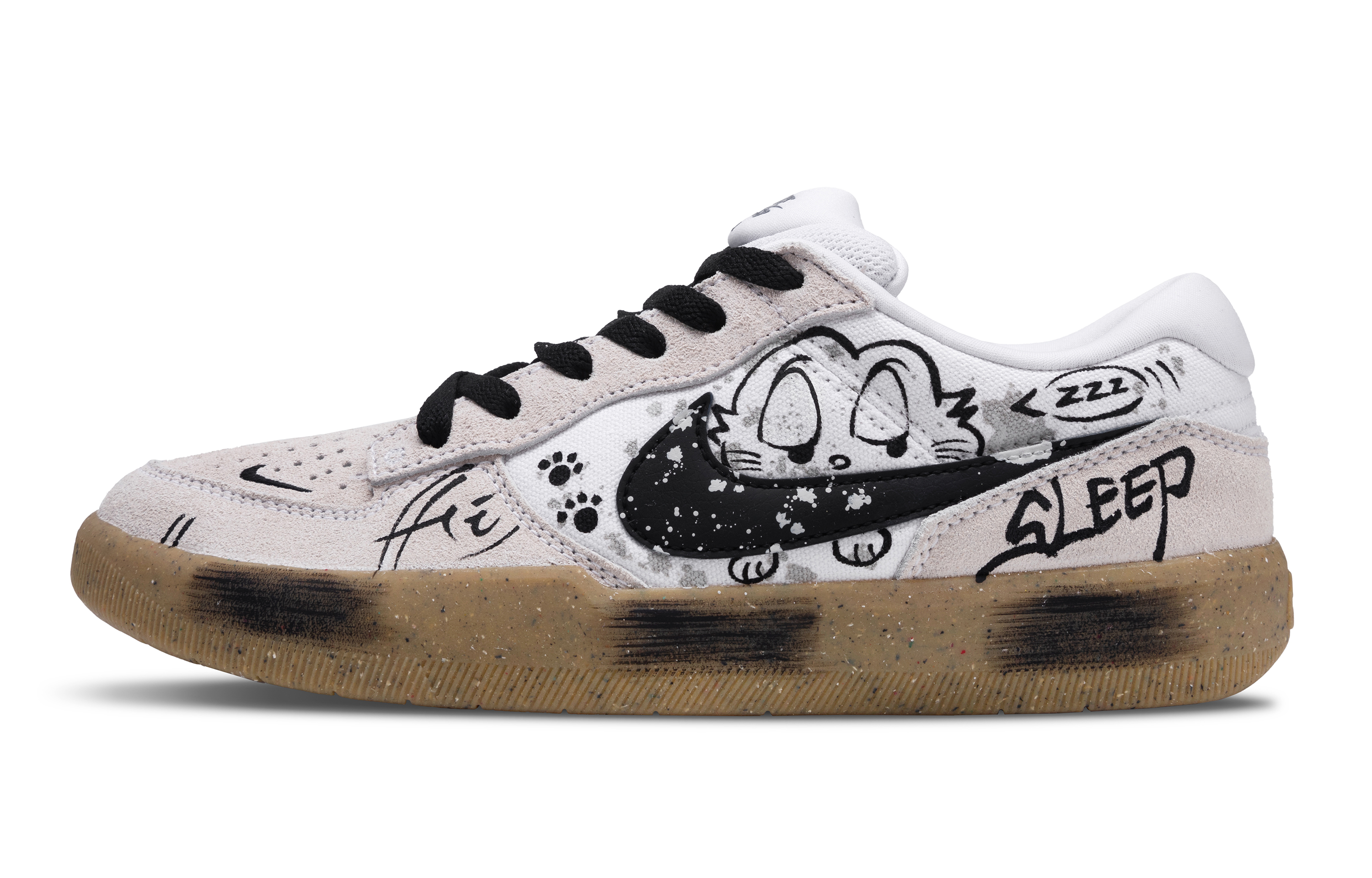 Nike Кроссовки для скейтбординга SB Force 58 Sleepy Cat с противоскользящим покрытием, износостойкие, мужские, коричневые
Nike Кроссовки для скейтбординга SB Force 58 Sleepy Cat с противоскользящим покрытием, износостойкие, мужские, коричневые