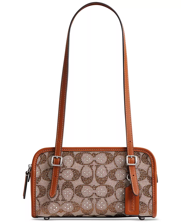 Кристаллы Swing Zip 20 сумка через плечо COACH, коричневый
Кристаллы Swing Zip 20 сумка через плечо COACH, коричневый